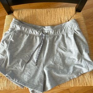Lululemon grey drawstring shorts